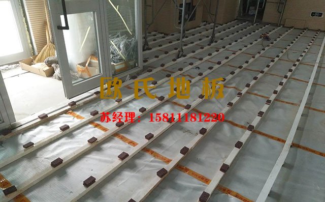 籃球館運(yùn)動木地板安裝施工，這些事不能做