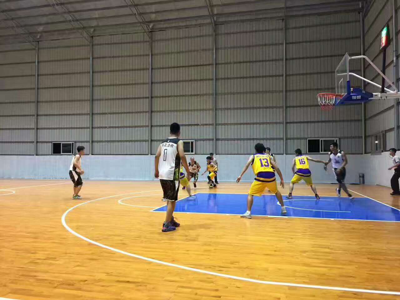 歐氏地板承接的江西贛州黃金聯(lián)誼球館開業(yè)！