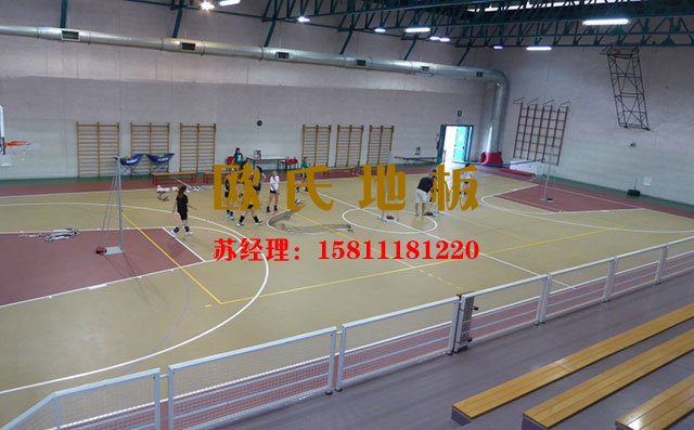 籃球館專用運(yùn)動(dòng)木地板廠家——?dú)W氏舞臺木地板