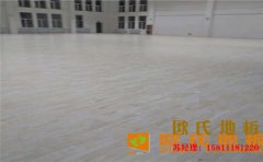 成都楓樺木籃球場地板施工技術(shù)