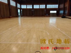 室內(nèi)籃球場(chǎng)木地板施工