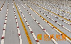 湖南楓樺木籃球場(chǎng)地板打磨翻新